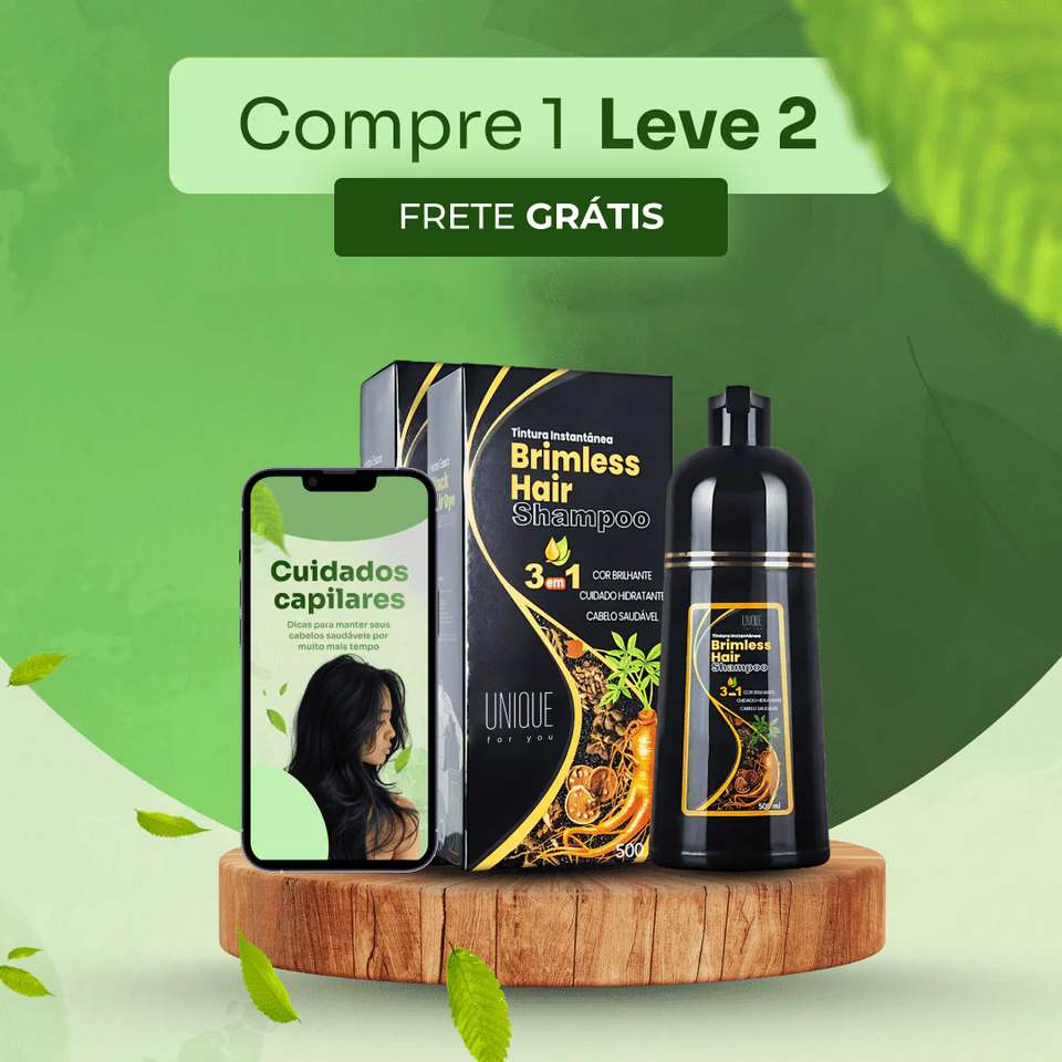 [COMPRE 1 & LEVE 2] Shampoo e Colorante Natural